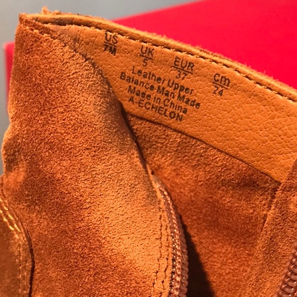 FRANCO SARTO Boots “EUC” Sz. 7M rust to brown - Picture 6 of 6